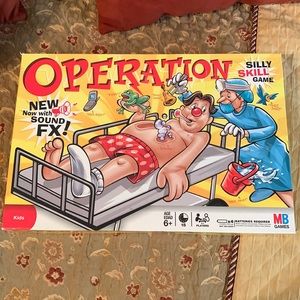 Milton Bradley Operation Game - all parts included - all electronics work